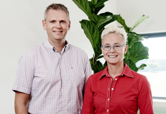 Om Stepto - Lars Søgaard og Margrethe Brandt